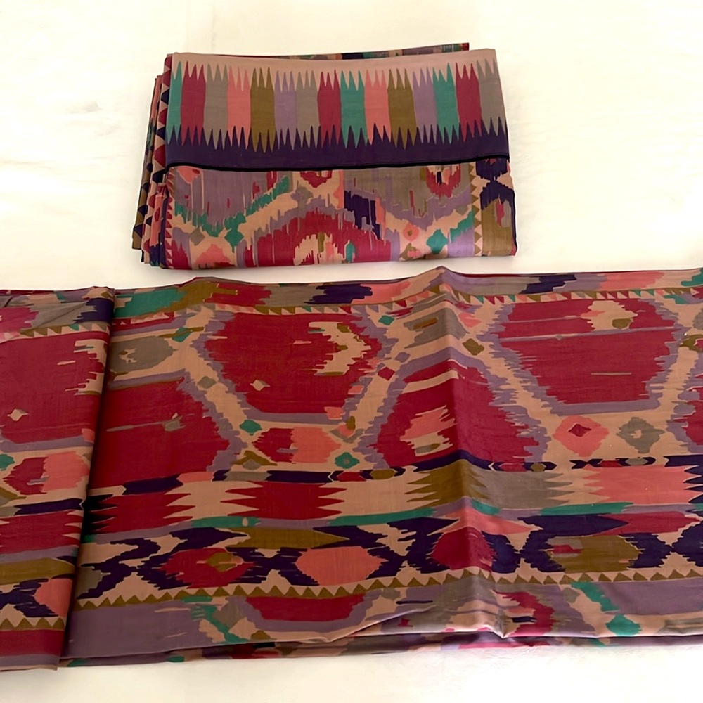 Rad set of two (2) twin sheet sets from 1981. Collier Campbell Design for Martex - Picture 10 of 10
